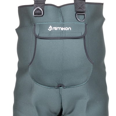 Remixon Neopren Yeşil PVC Bot Tulum Çizme - 4