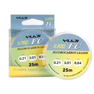 Ryuji %100 FC 25m Fluoro Carbon Leader Misina - 1