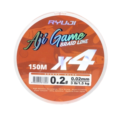 Ryuji Aji Game 4B Orange 150m İp Misina - 1