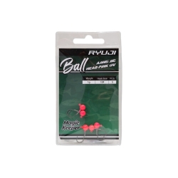 Ryuji Ball Ajing Pink UV #10 Jig Head - 2