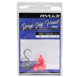 Ryuji Drop Pink UV #4 Jig Head - 2