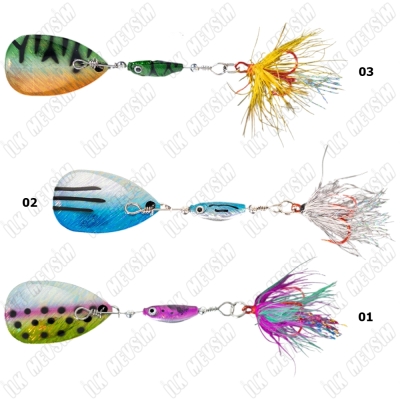 Ryuji Fish 8,5cm 6gr Spinner Yem - 2