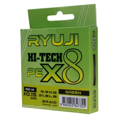 Ryuji HI-Tech PE 8B Green 150m İp Misina - Ryuji