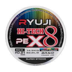 Ryuji HI-Tech PE 8B Multicolor 300m İp Misina - Ryuji