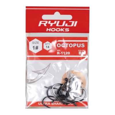 Ryuji R-1120 Octopus Black Nickel İğne - 2