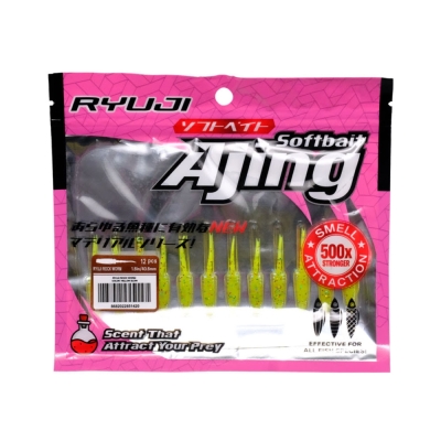 Ryuji Rock Worm 4cm Kokulu Silikon Yem - 3