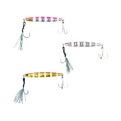 Ryuji Silent Jig Trio Zebra Mix 3 Adet Jig Yem - 1