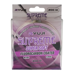 Ryuji Supreme Super Soft Green 200m Fluorocarbon Coated Misina - Ryuji