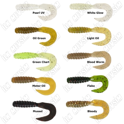 Ryuji Swim Worm 5,5cm Silikon Yem - 2