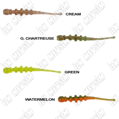 Ryuji Tipsy Worm 5,8cm Silikon Yem - 2