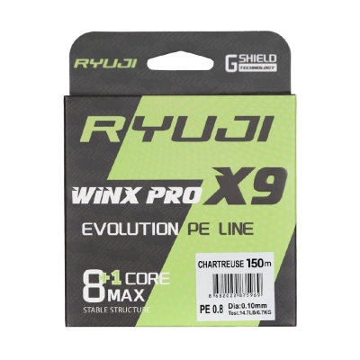 Ryuji Win-X Pro 9B Chartreuse 150m İp Misina - 1