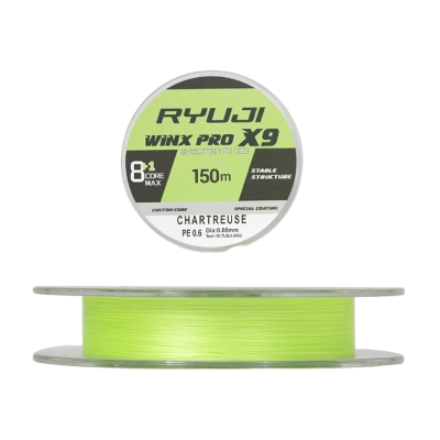 Ryuji Win-X Pro 9B Chartreuse 150m İp Misina - 2