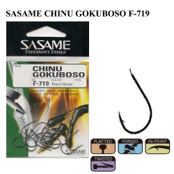 Sasame Chinu Gokuboso F-719 Black Nickel İğne - Sasame