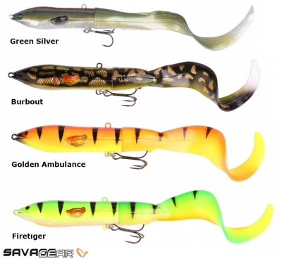 Savage gear 3D Hard Eel Tail Bait 17cm 40gr 1+2 Suni Yem - 2