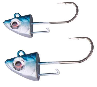 Savage gear 3D Sardine 8cm #2 2 Adet Jigheads - 1