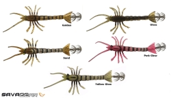 Savage gear 3D TPE Shrimp Egi Jig 9,2cm 14gr Suni Yem - 2
