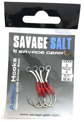 Savage gear 4 Adet Single Assist Hook - 2