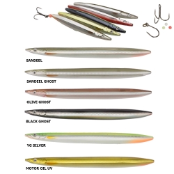 Savage gear B-SG Line Thru Sandeel 15cm 27gr Maket Yem - Savage gear