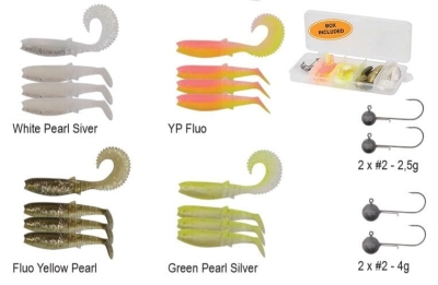 Savage gear Cannibal Box Kit XS 20 Adet Silikon Yem - 2