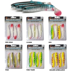 Savage gear Cannibal Shad 10cm 9gr 4 Adet Silikon Yem - Savage gear