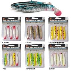 Savage gear Cannibal Shad 8cm 5gr 5 Adet Silikon Yem - Savage gear