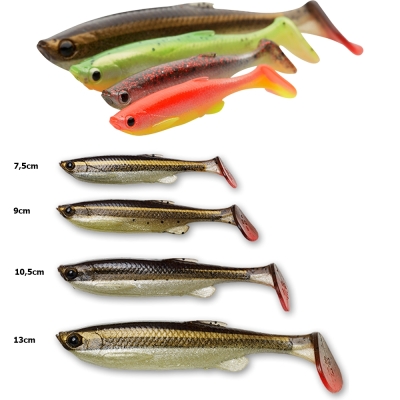 Savage gear LB 3D Fat Minnow T-Tail 7,5cm 5gr Silikon Yem - 1