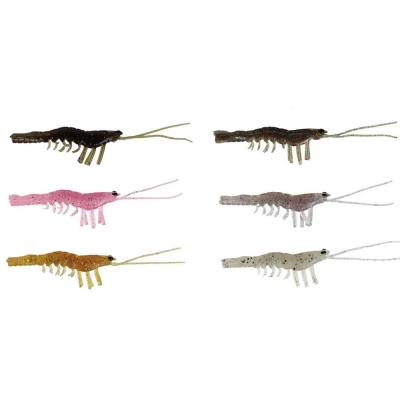 Savage Gear LB Manic Shrimp 10cm 4 Adet Silikon Yem - 1