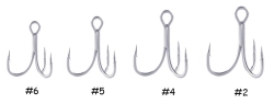 Savage Gear SGY 2X Trebles 8 Adet Üçlü İğne - 2