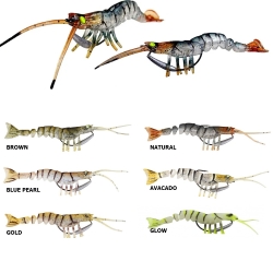 Savage gear TPE Manic Shrimp 6,5cm 4gr Silikon Yem - Savage gear