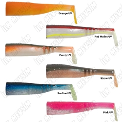 Seabor Lily Shad 9,3cm 3 Adet Yedek Silikon Yem - 2