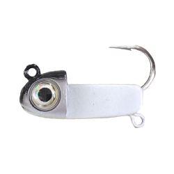 Seabor Lily Shad White Glow 2 Adet Yedek Jig Head - Seabor