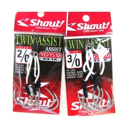 Shout Twin Assist Serisi Olta İğnesi - Shout
