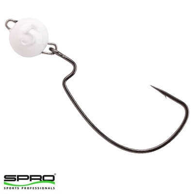 Spro Rigged Bottom #2/0 Hareketli Glow Jig Head - 1