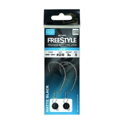 Spro Rigged Bottom #2/0 Hareketli Siyah Jig Head - 3