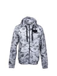 Stafu Pro Jedi Fermuarlı Kapüşonlu Paleo Grey Sweatshirt - Stafu Pro