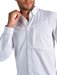 Stafu Pro Outlander Beyaz Uzun Kollu Gömlek - Stafu Pro