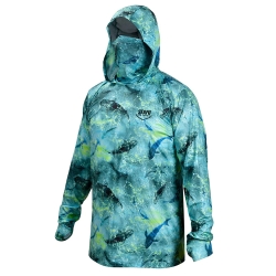 Stafu Pro Stratos Kapüşonlu Shark Lime Performans T-Shirt - Stafu Pro