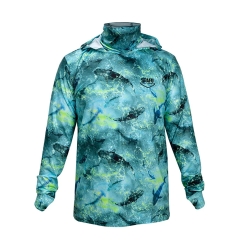 Stafu Pro Stratos Kapüşonlu Shark Lime Performans T-Shirt - 2