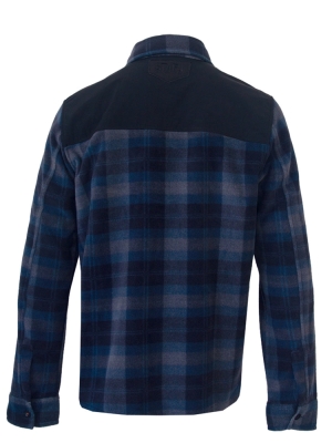 Stafu Pro Wake Uzun Kollu Siyah Gri Ekose Polar Gömlek - 3