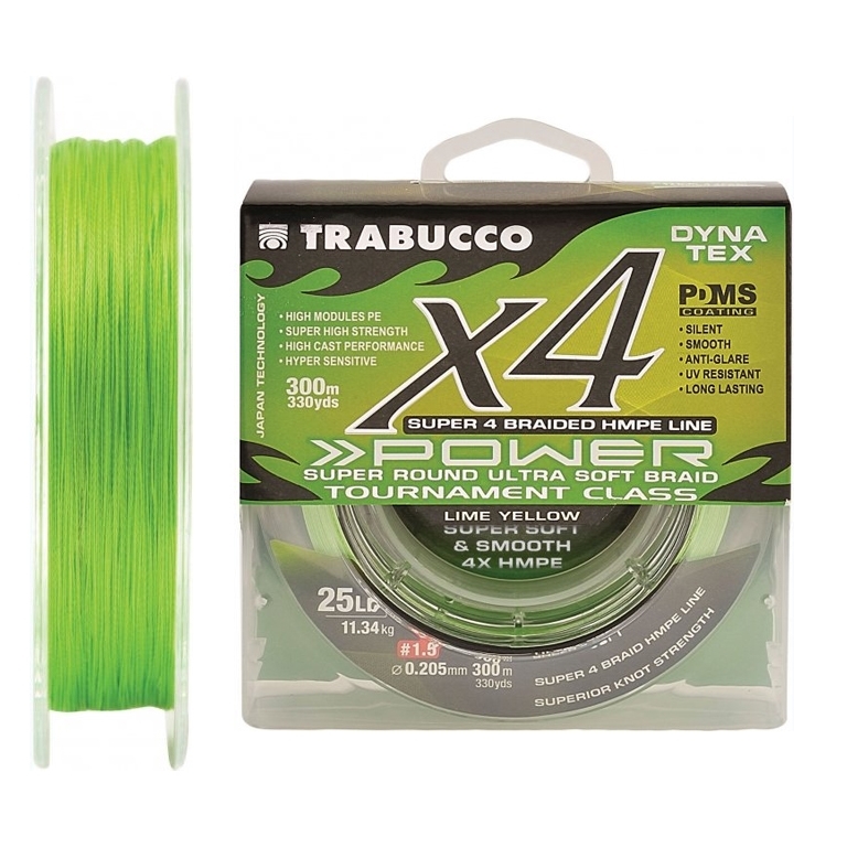 Trabucco Dyna Tex Pro 4B UV Lime Yellow 150m İp Misina